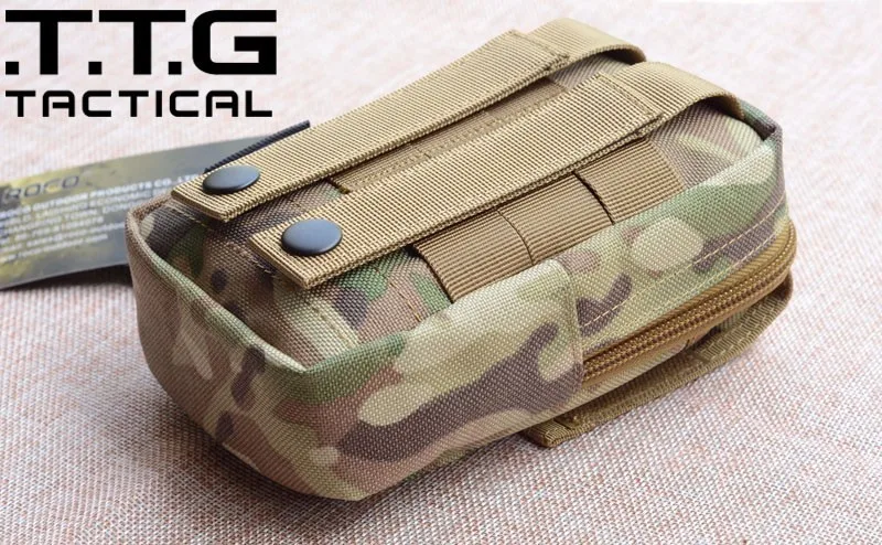 Качественная мужская Спортивная поясная сумка для телефона MOLLE Tactical Mini EDC универсальный чехол подходит для 5," iPhone смартфонов