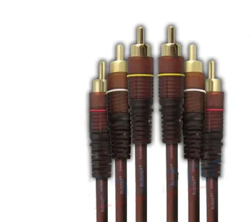 

Gold plated 3RCA Lotus line Audio and video line set-top box transformation line 5M 16ft