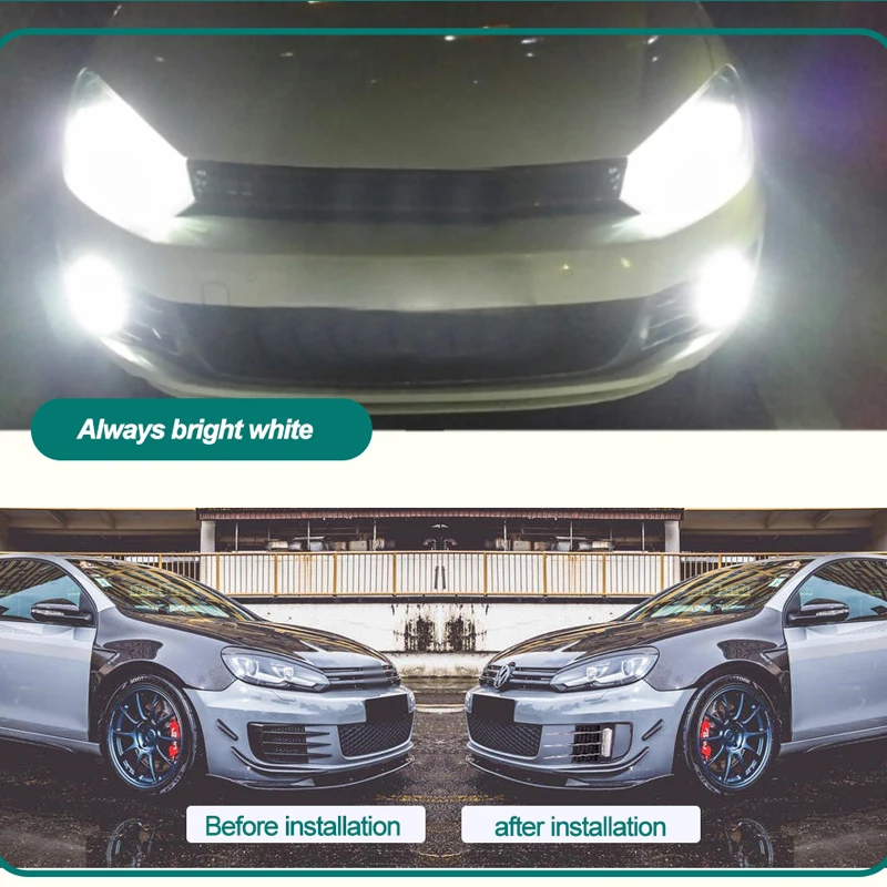 Hlxg стайлинга автомобилей светодиодный DRL Дневной Бег светильники для Volkswagen Golf 6 MK6