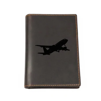 

Flight Plane Is About To Take Off Genuine Leather Passport Holder Multi Card Holders Custom Name Travel Passport Cover
