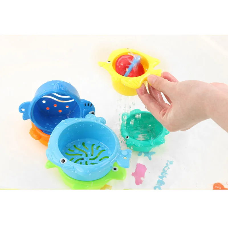6Pcs/set Baby Float Water Classic Bathing Swimming Educational Toys for Children Plastic Fish Animal Funny Game for the Bathroom 6Pcs/set Baby Float Water Classic Bathing Swimming Educational Toys for Children Plastic Fish Animal Funny Game for the Bathroom