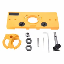 35MM Cup Style Hinge Boring Guide Door Hole Locator Jig Drill Guide For DIY Woodworking Tools
