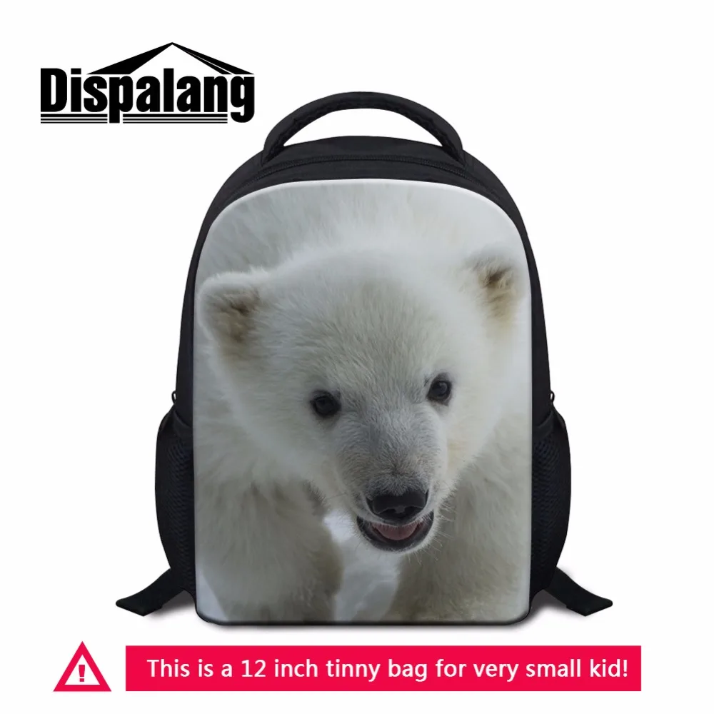 Us 17 99 Dispalang Small Polar Bear Backpack For S Bookbags Preschooler Mini Book Bag Kindergarten Y Rucksacks Day Pack Kids In School