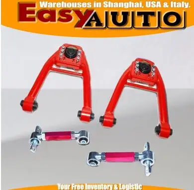 

Front Upper Camber kit + REAR CAMBER KIT Adj.RED FIT FOR Honda Civc 96 97 98 99 00 EK