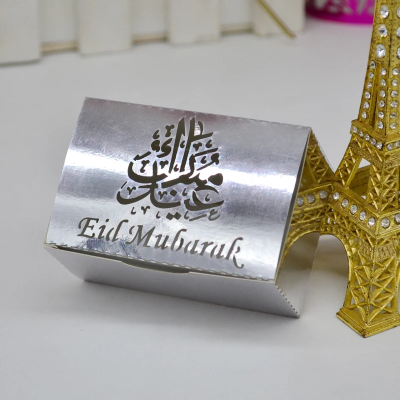 Рамадан хаджа Свадебный Коробки Лазерная резка пользу коробки конфет