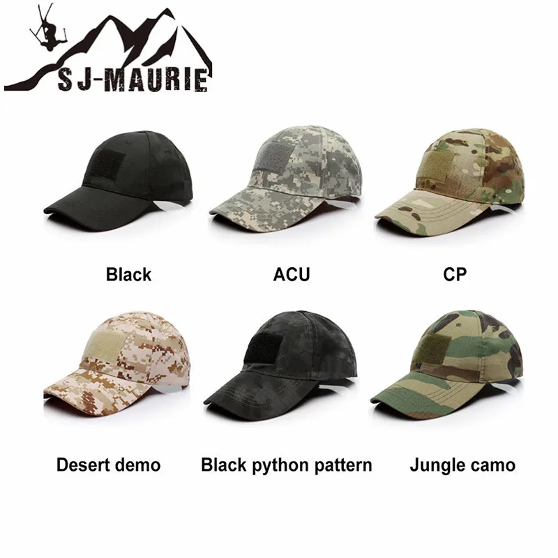 Армейская камуфляжная Бейсболка Snapback тактическая Кепка унисекс кепка для мужчин