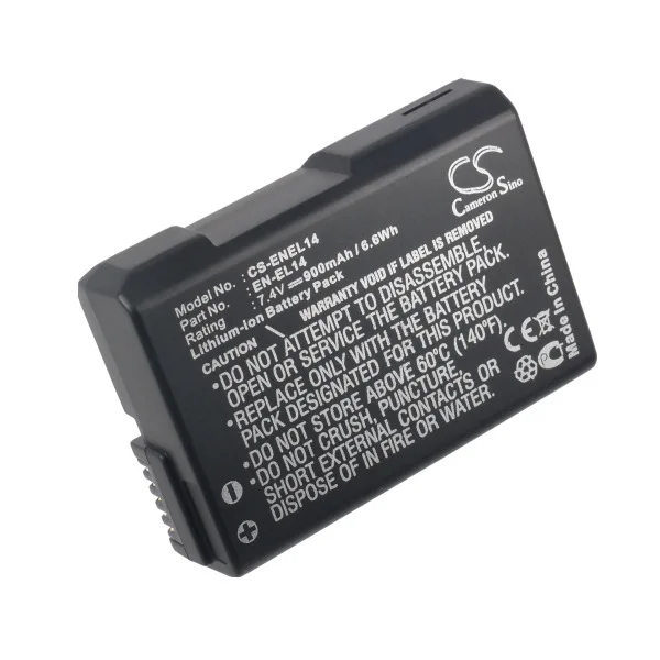 Aliexpress.com : Buy Full Capacity 900mAh EN EL14 Camera Battery ...