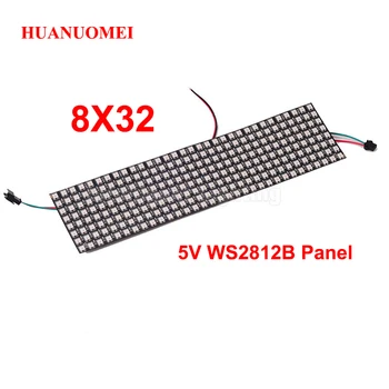

DC5V 8*32 Pixels WS2812B digital flexible LED programmed Panel Screen individually addressable full color pixel led panel light