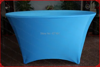 

NO.7 Lake Blue Lycra/Spandex Table Cover/Tablecloth/Table Runner/Chair Covers for Wedding/Hotel/Banquet/Party/Home decor&textile