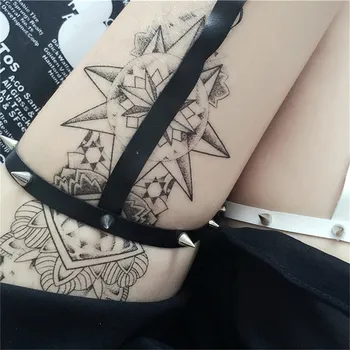 

2015 Beautiful Sexy Leather Garter Belt For Women Leg Design Wedding Garter