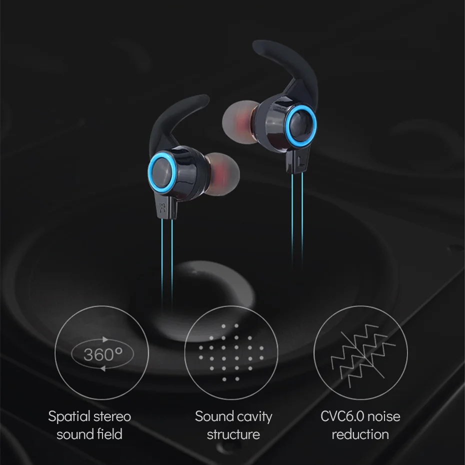 Беспроводные наушники Bluetooth IPX4 водонепроницаемые гарнитура стереонаушники для