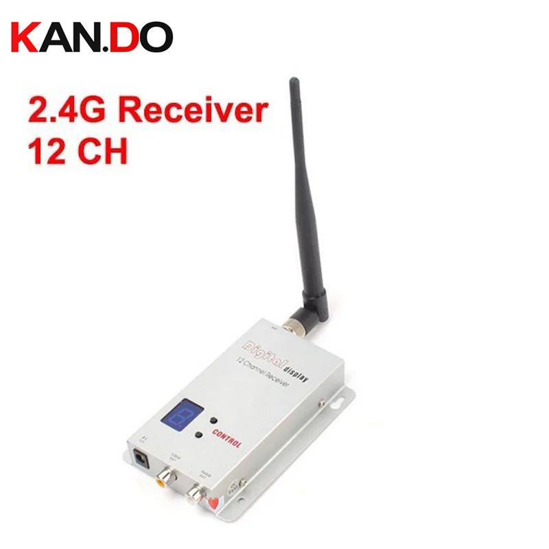12 ch 2.4G Wireless AV receiver 2.3G receiver,2.4G Video Audio
transceiver RX acceptor,2.4G FPV receiver 2.3G drone receiver