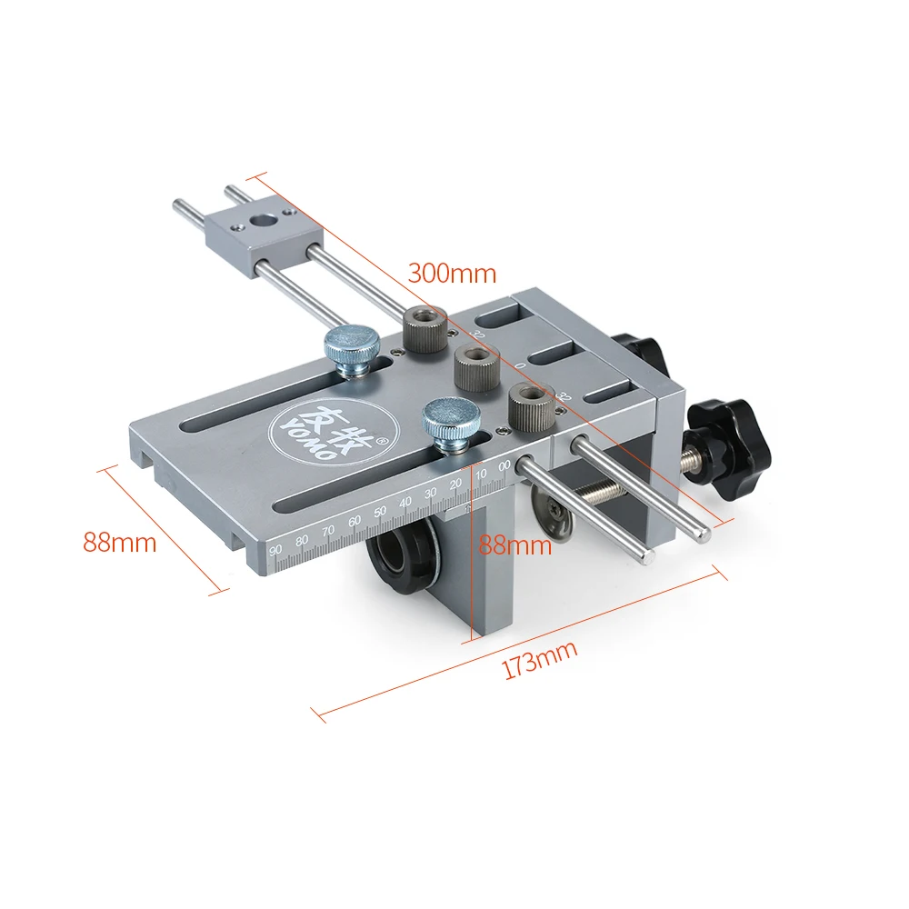 YOMO 3-in-1Hole перфоратор позиционер перфоратор локатор направляющий локатор дюбель джиг для мебели быстрое соединение Деревообработка
