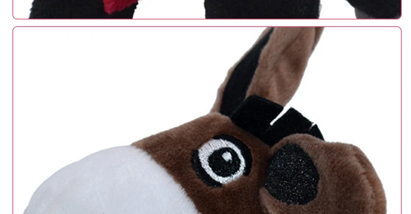 Cute Donkey Soft Plush Keychains Animal Small Pendant Dolls Stuffed Toys Mini Bag Decoration Burro Neddy Newest Girl Gift Lovely _09