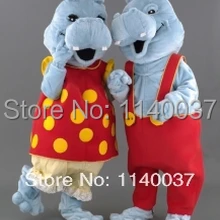 Талисман ростовой костюм бегемота индивидуальный костюм косплей мультфильм персонаж карнавальный костюм вечерние
