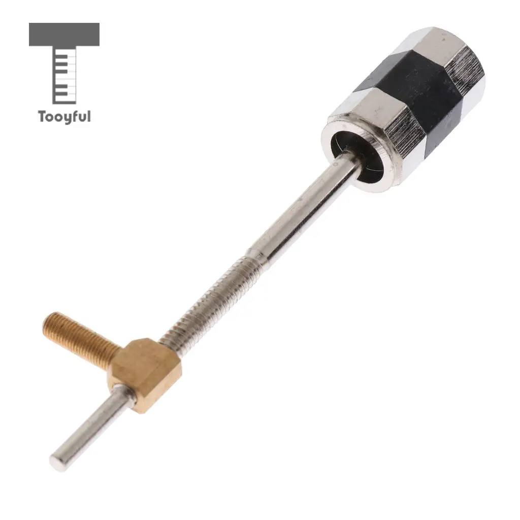 Tooyful Pack of 5 Exquiste Metal Cellos Bow Frog Mount Screws Luthier Tools 65mm/2.55inch