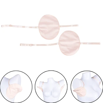 

1 Pair washable Female Supplies Armpit Sweat Absorbing Guards Shoulder Strap Underarm Sweat Shield Pad