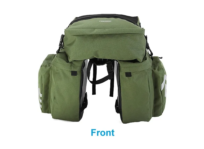 Sale ROSWHEEL Bike Accessories 37L MTB Mountain Bike Rack Bag 3 in 1 Multifunction Road Bicycle Pannier Rear Seat Trunk Bag 13