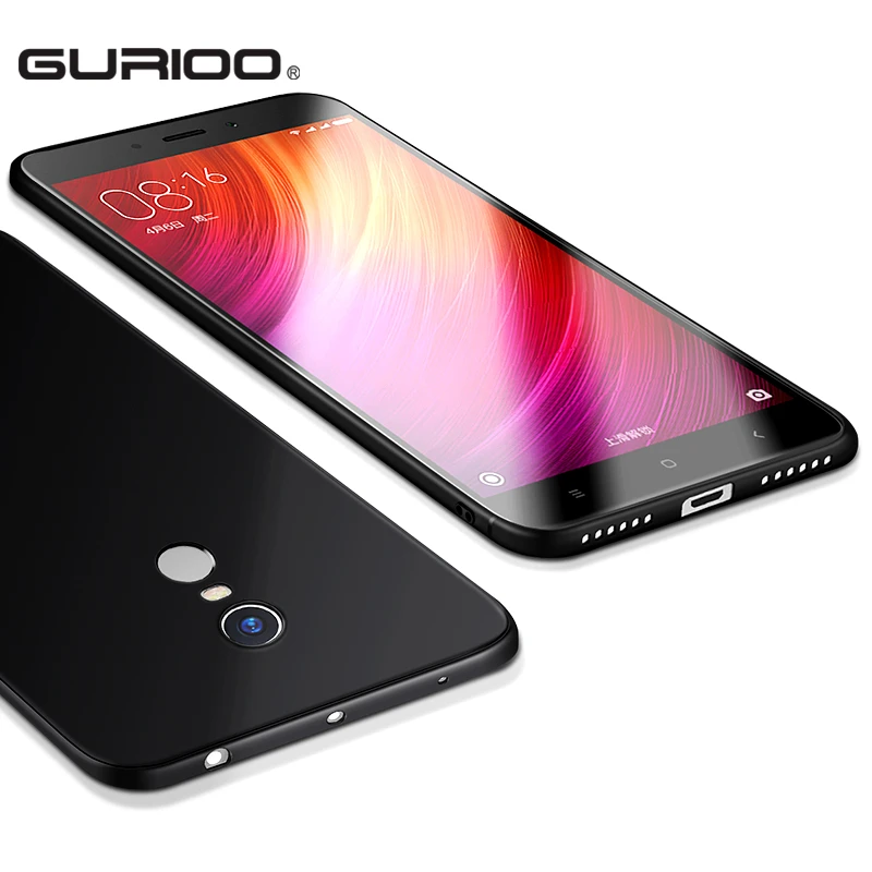 

GURIOO For Xiaomi Redmi Note 4X Case Soft TPU Slim Silicone Frosted Protective Back Cover For Redmi note 4 Pro Global Version