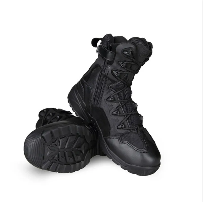 2017 High Quality Men's Outdoor Tactical Military Boots Combat Shoes