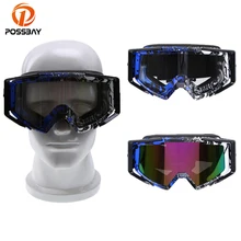 POSSBAY универсальные MTB мотоциклетные очки для мужчин ветроустойчивый Сноуборд Лыжный открытый шлем кафе Мото очки для мотокросса