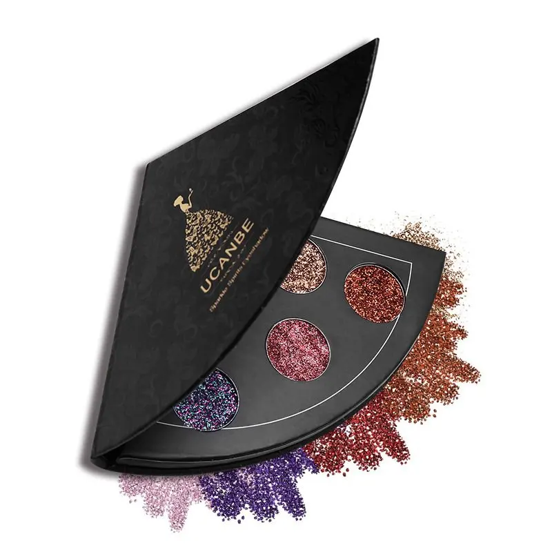 Для женщин блеск теней для век Яркий Тени для век Косметика Make up нажатии блестит Diamond Радуга тени для век