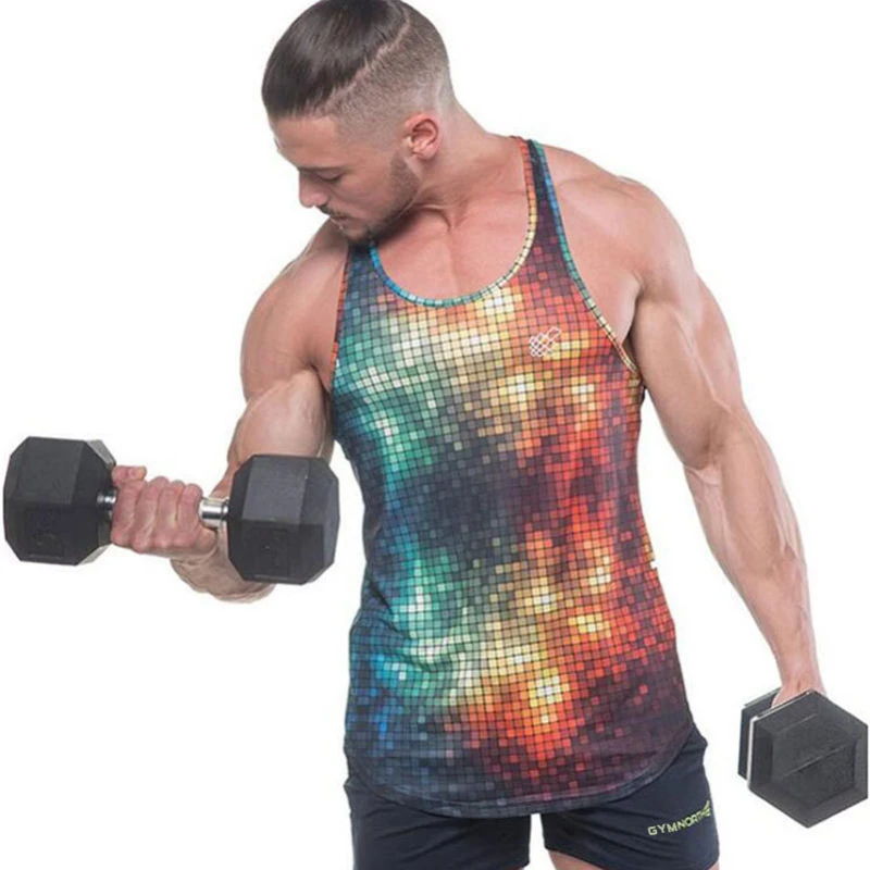 Sports Top Running Vest Men's tank top (13)