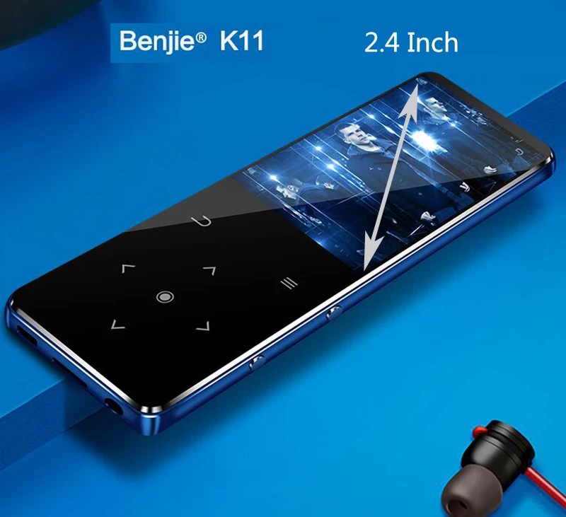 BENJIE K11 IPX4 водонепроницаемый HIFI Mp3 музыкальный плеер 8 Гб без потерь Мини Портативный Аудио плееры FM радио Электронная книга диктофон