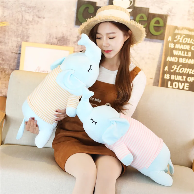 

1 Set Elephant Plush Pillow Toys for Children Magic Kid Stuffed Plush Baby Toy for Adult Animal Blanket Large Doll Birthday Gift