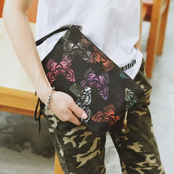 

Tidog design and color butterfly pattern hand bag clutch bag