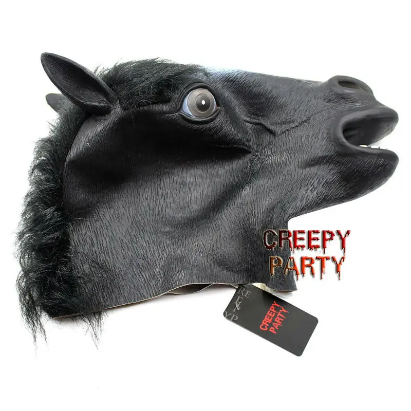 Horse Head Mask Adult Halloween Costume Fancy Dress