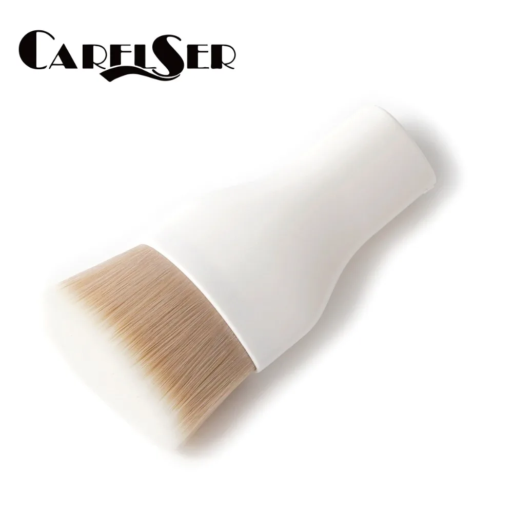 

Single Cosmetic Brush Beauty Tools Flat 3D Brush White Makeup Portable Hot CARELSER