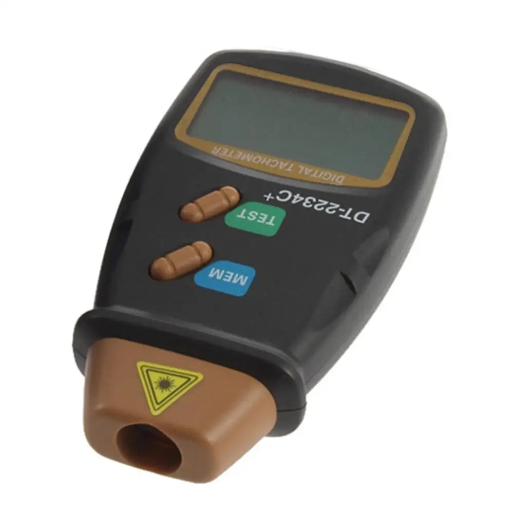 

tachometer high resolution Accurate Digital Laser Photo Tachometer Non Contact RPM Tach Speed Gauge Engine