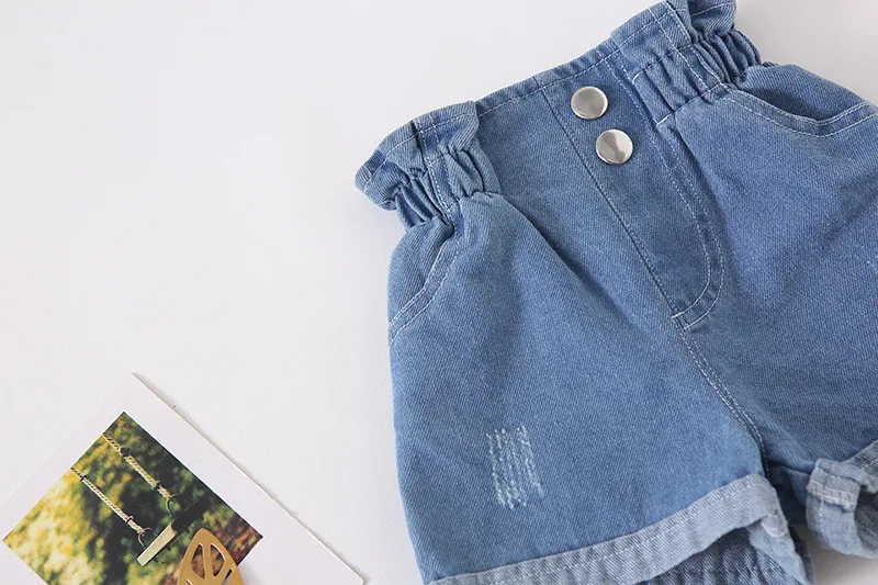 Curtas para o Bebê Verão Nova Chegada Estilo Coreano Algodão Cor Pura Cintura Alta All-match Moda Quente Calças Doce Bonito Meninas 2020 25 cor pura cintura alta all-match moda quente