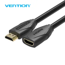 Vention HDMI Extension Cable 1m 1.5m 2m 3m 5m Male To Female Extender HDMI Cable 1080P 3D 1.4V For HDTV LCD Laptop PS3 Projector