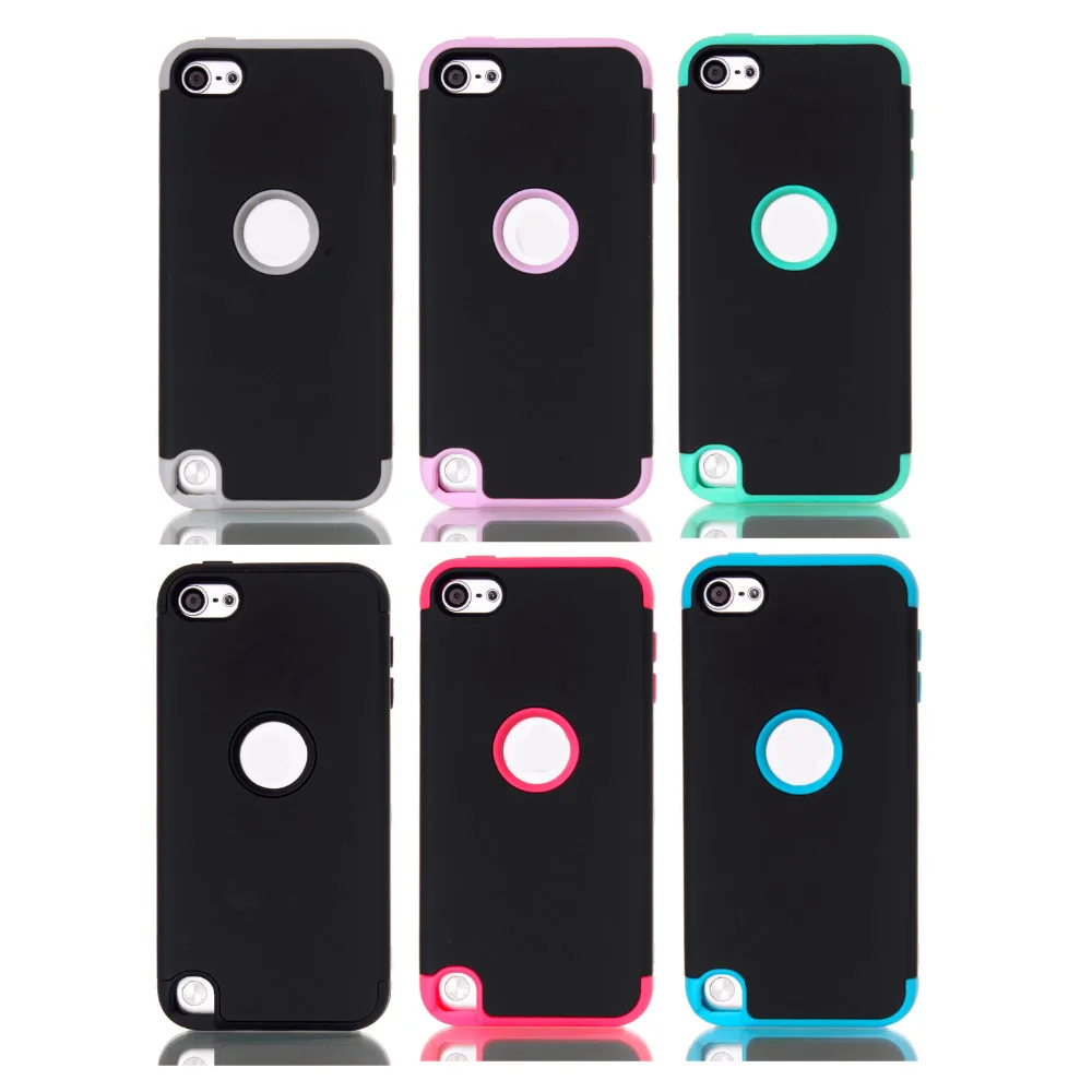 LUCKBUY-LUCKBUY-Brand-New-Hybrid-3-in-1-silicon-Case-for-ipod-touch-5-5th-Generation
