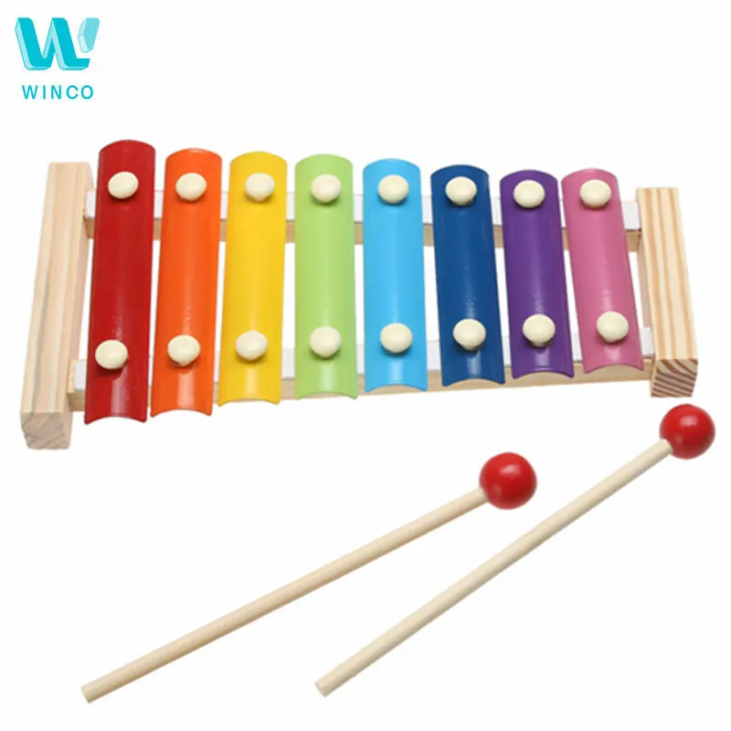 WINCO bébé Instrument de musique jouet en bois cadre Style Xylophone enfants enfant Musical drôle jouets bébé jouet éducatif cadeaux d'anniversaire