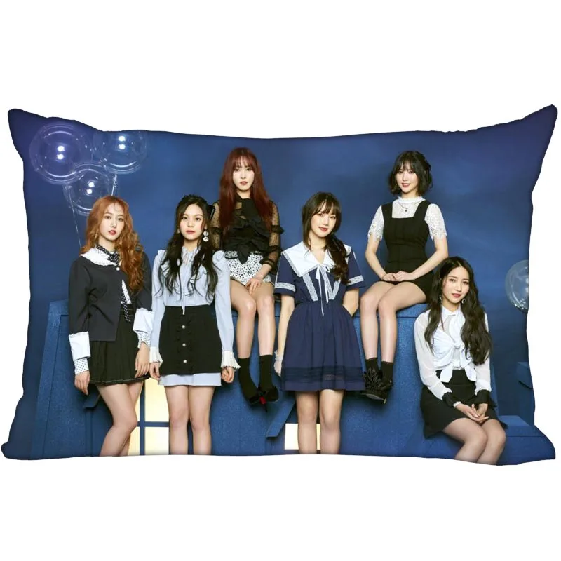 Популярная Корейская атласная наволочка GFRIEND на заказ 35x45 см (одна сторона)