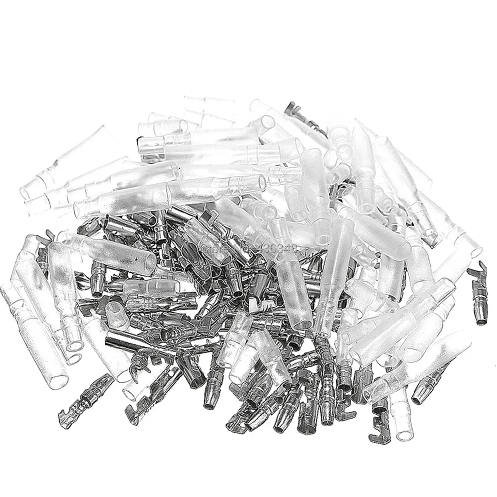 50 Sets Motorcycle Bullet Connector 4mm Male Female Japanese Socket