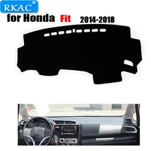 Чехлы для приборной панели автомобиля для Honda Fit jazz- лет левосторонний тире Чехлы коврик авто аксессуары для приборной панели Избегайте света