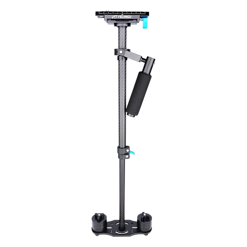 

Hot TTKK Yelangu S60T Professional Portable Carbon Fiber Mini Handheld Camera Stabilizer Dslr Camcorder Video Steadicam Better