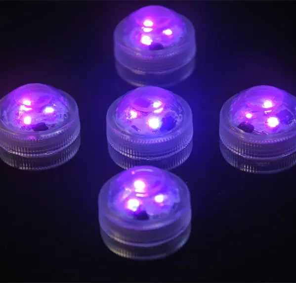 3LED Purple Submersible LED Light 