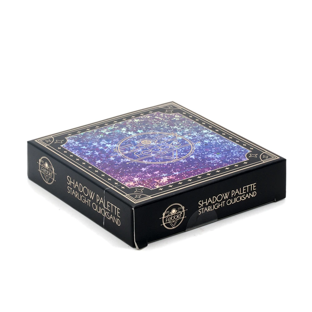 Sombra com Fluxo Caixa de Ouro Fevereiro Fosco Brilhante Paleta Glitter 12 4 Fevereiro 12 fosco brilhante paleta sombra, com