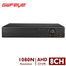 GWFEYE 8-КАНАЛЬНЫЙ Канальный Гибридный AHD-N/H 1080N Видеонаблюдения Видеорегистратор NVR HVR DVR 3 в 1 Для МПК AHD Аналоговые Камеры P2P XMEYE