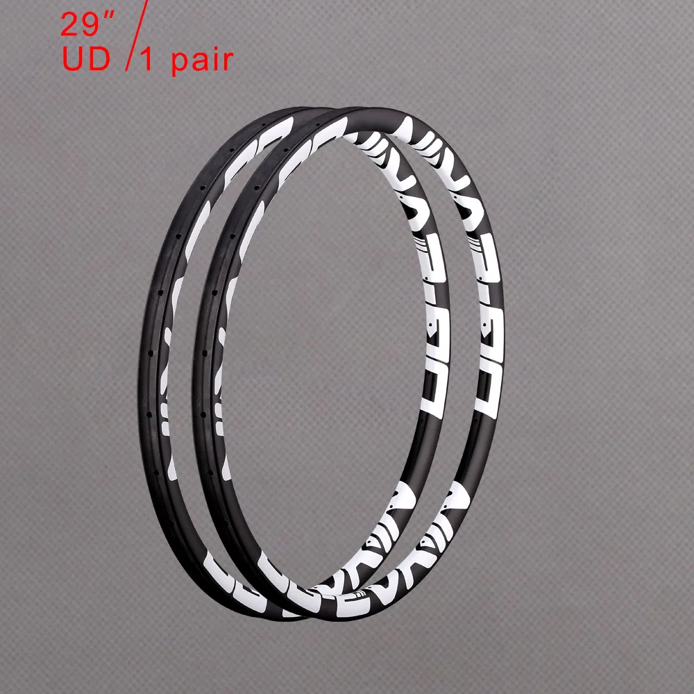 Flash Deal OG-EVKIN 29er Clincher Carbon Mtb Rims 29 Mountain Bike Rim UD Full Carbon Bicycle Wheels 27.5er MTB Rim Width 30mm 5