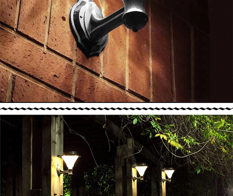 Sensor de Rua ao ar Luzes de Energia da Bateria Solar 32 Leds Jardim Arandela Lâmpadas Livre Lanterna Luminaria 2 Pçs Led Luz 9 2 pçs led solar luz 32 leds