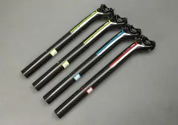 

Full Carbon seatpost TOSEEK Bicycle offset Seatpost MTB Road Bicycle Seat post seat tube 27.2/30.8/31.6 x 350/400mm Bike Parts