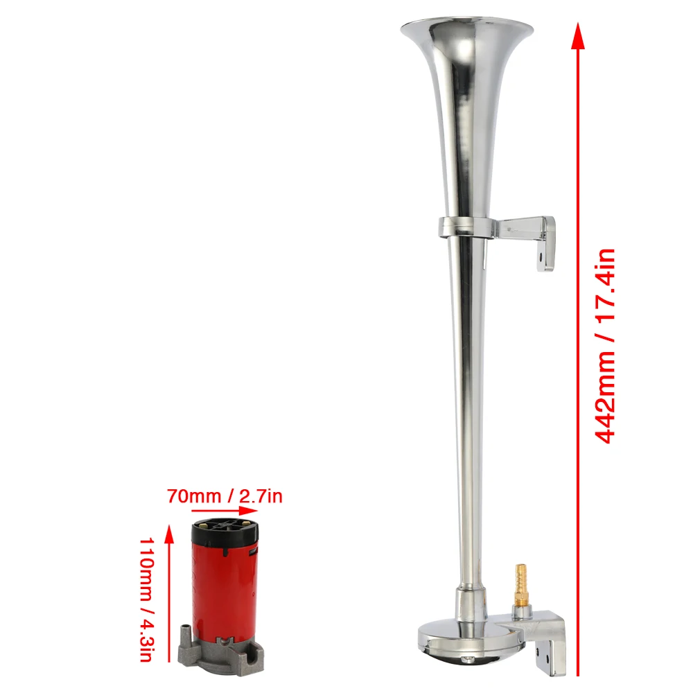 Автомобильный воздушный компрессор супер громкий Универсальный один набор Рожков для грузовиков гудок автомобиля
