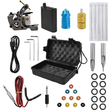 Источник питания для тату, ротационный пулемет, комплект для бровей, губ, Перманентный макияж, боди-арт, шейдерный лайнер, ручки для тату, аксессуары