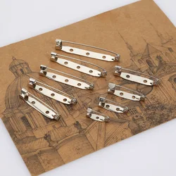 30pcs/bag 15-45mm Safety Pins Brooch Base DIY Brooch Charms Bar Badge Holders Jewelry Findings Making Clothing Accessories 30pcs/bag 15-45mm Safety Pins Brooch Base DIY Brooch Charms Bar Badge Holders Jewelry Findings Making Clothing Accessories